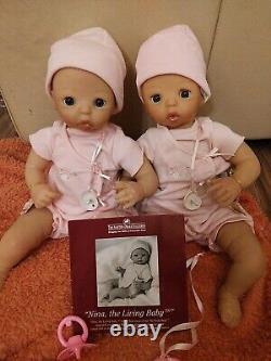 Twin Ashton Drake NINA the Living Baby By Cheryl Hill