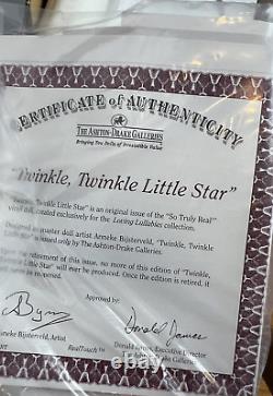 Twinkle, Twinkle Little Star Doll by Anneke Bijesterveld Ashton-Drake Vinyl Real