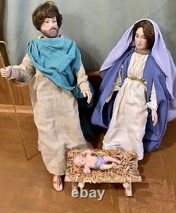 VTG Ashton Drake BRIGITTE DEVAL Porcelain Doll Nativity Jesus? Manger Christmas