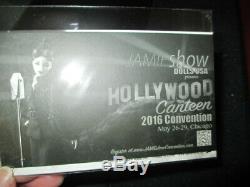 Very rare Jamieshow Violet Waters in orange gown Starlight Canteen JS convention