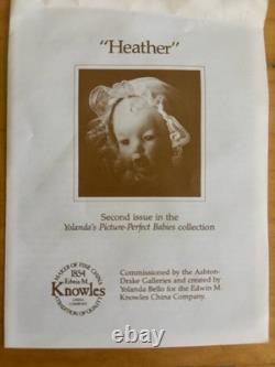 Vintage 1986 Porcelain Doll 11 Original Ashton Drake Galleries Heather