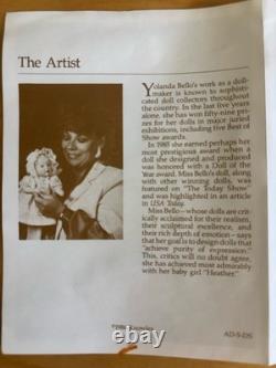 Vintage 1986 Porcelain Doll 11 Original Ashton Drake Galleries Heather