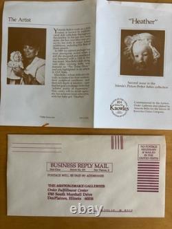 Vintage 1986 Porcelain Doll 11 Original Ashton Drake Galleries Heather