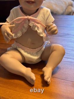 Vintage 1993 Ashton Drake Galleries Cute as a button Collectable Porcelain Doll