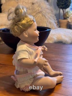 Vintage 1993 Ashton Drake Galleries Cute as a button Collectable Porcelain Doll