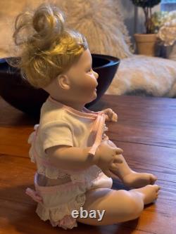 Vintage 1993 Ashton Drake Galleries Cute as a button Collectable Porcelain Doll