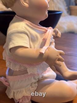 Vintage 1993 Ashton Drake Galleries Cute as a button Collectable Porcelain Doll