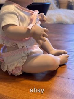 Vintage 1993 Ashton Drake Galleries Cute as a button Collectable Porcelain Doll