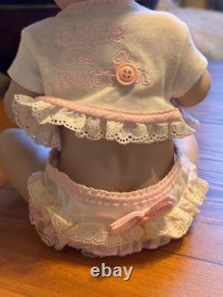 Vintage 1993 Ashton Drake Galleries Cute as a button Collectable Porcelain Doll