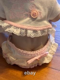Vintage 1993 Ashton Drake Galleries Cute as a button Collectable Porcelain Doll