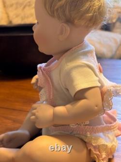 Vintage 1993 Ashton Drake Galleries Cute as a button Collectable Porcelain Doll