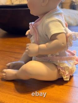 Vintage 1993 Ashton Drake Galleries Cute as a button Collectable Porcelain Doll