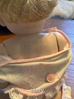 Vintage 1993 Ashton Drake Galleries Cute as a button Collectable Porcelain Doll