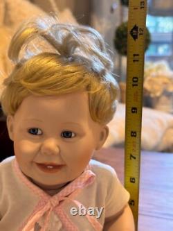 Vintage 1993 Ashton Drake Galleries Cute as a button Collectable Porcelain Doll