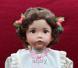 Vintage 1996/5323 FA, Dianna Effner's 16 Porcelain Doll Emily, COA, Ashton-Drake