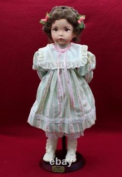 Vintage 1996/5323 FA, Dianna Effner's 16 Porcelain Doll Emily, COA, Ashton-Drake
