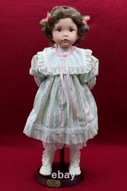 Vintage 1996/5323 FA, Dianna Effner's 16 Porcelain Doll Emily, COA, Ashton-Drake