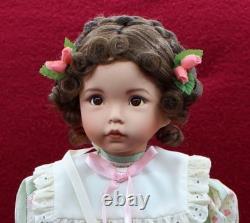 Vintage 1996/5323 FA, Dianna Effner's 16 Porcelain Doll Emily, COA, Ashton-Drake