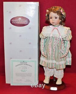 Vintage 1996 Dianna Effner's 16 Porcelain Doll Emily, WithCOA&Box, By Ashton-Drake