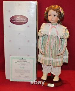 Vintage 1996 Dianna Effner's 16 Porcelain Doll Emily, WithCOA&Box, By Ashton-Drake