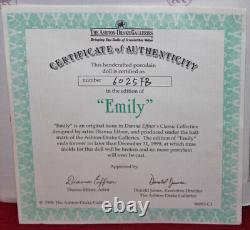 Vintage 1996 Dianna Effner's 16 Porcelain Doll Emily, WithCOA&Box, By Ashton-Drake