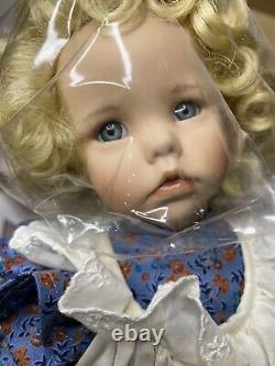 Vintage 1998 Ashton Drake HILARY Doll Box Dianna Effner COA Porcelain Girl Hat