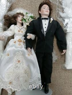 Vintage Ashton Drake Doll Lot 6 with COA Baby Dolls Bride Groom Victorian Girl