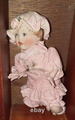 Vintage Ashton Drake Porcelain Collection Perfect Babies Dolls W Display Rare
