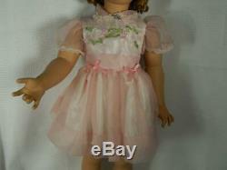 Vintage Shirley Temple Playpal Doll By Danbury Mint, 35 Tall, Original Dress, G