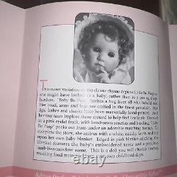 Vintage The Ashton Drake Galleries Baby Bo Peep Lamb Blanket Porcelain Doll NIB