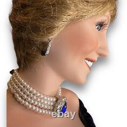 Vtg 19 Porcelain Doll Diana Princess Of Wales World's Beloved Rose Ashton Drake