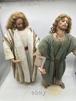 Vtg 1995/1996 Ashton Drake Porcelain Jesus Christ Doll Figurine (2)