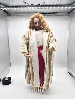 Vtg 1995/1996 Ashton Drake Porcelain Jesus Christ Doll Figurine (2)