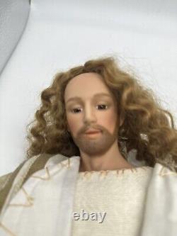 Vtg 1995/1996 Ashton Drake Porcelain Jesus Christ Doll Figurine (2)