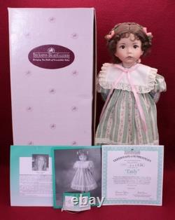 Vtg 1996 Dianna Effner's 16 Porcelain Doll Emily, COA, By Ashton-Drake Galleries