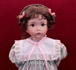 Vtg 1996 Dianna Effner's 16 Porcelain Doll Emily, COA, By Ashton-Drake Galleries