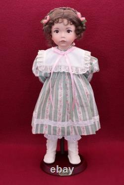 Vtg 1996 Dianna Effner's 16 Porcelain Doll Emily, COA, By Ashton-Drake Galleries