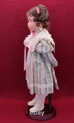 Vtg 1996 Dianna Effner's 16 Porcelain Doll Emily, COA, By Ashton-Drake Galleries