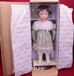 Vtg 1996 Dianna Effner's 16 Porcelain Doll Emily, COA, By Ashton-Drake Galleries