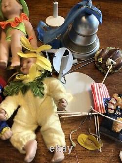 Vtg 24 Ashton Drake Calendar & Porcelain Babies Dolls & Accessories Free Ship