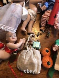 Vtg 24 Ashton Drake Calendar & Porcelain Babies Dolls & Accessories Free Ship