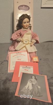 Vtg LITTLE WOMEN by Ashton Drake Porcelain Dolls Amy, Beth, Meg, Marmee withboxes