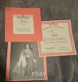 Vtg LITTLE WOMEN by Ashton Drake Porcelain Dolls Amy, Beth, Meg, Marmee withboxes