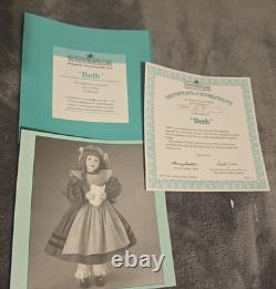 Vtg LITTLE WOMEN by Ashton Drake Porcelain Dolls Amy, Beth, Meg, Marmee withboxes