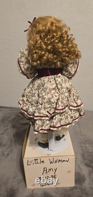 Vtg LITTLE WOMEN by Ashton Drake Porcelain Dolls Amy, Beth, Meg, Marmee withboxes