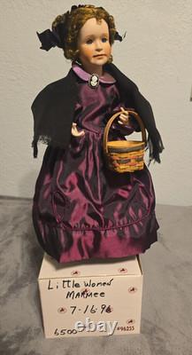 Vtg LITTLE WOMEN by Ashton Drake Porcelain Dolls Amy, Beth, Meg, Marmee withboxes