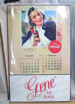 Vtg RARE Ashton Drake Gene Marshall Coca-Cola CALENDAR GIRL THAT EXTRA SOMETHING