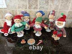 WALT DISNEY Snow White & The Seven Dwarfs ASHTON-DRAKE Christmas Doll Collection