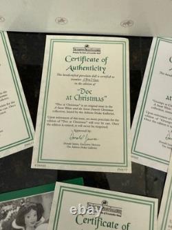 WALT DISNEY Snow White & The Seven Dwarfs ASHTON-DRAKE Christmas Doll Collection