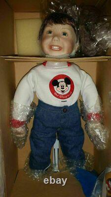 Walt Disney World NEW Boy Porcelain Doll Mickey Mouse #9403FA Ashton Drake